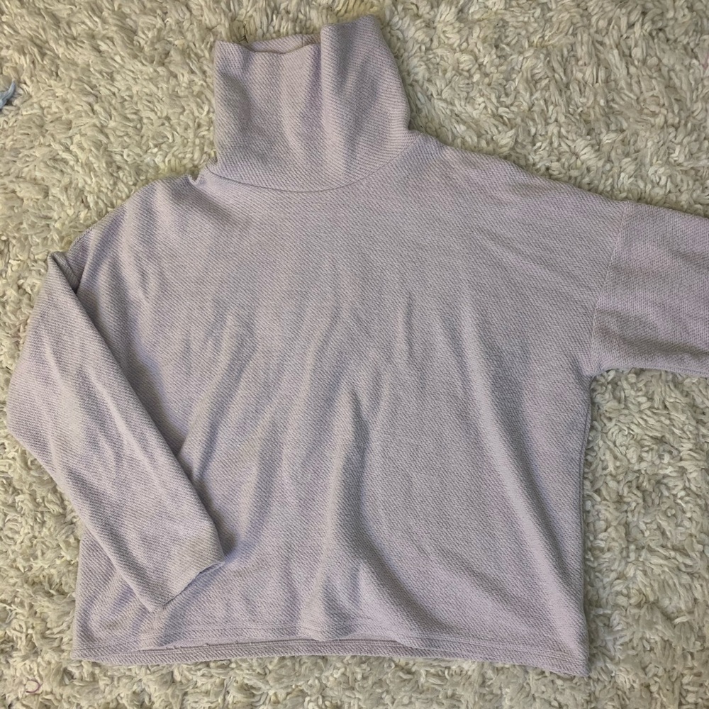 Lavender Turtle Neck Sweater